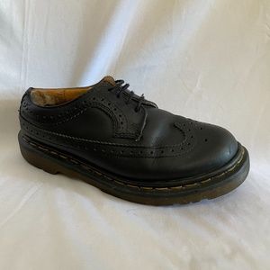 Vintage Black Leather Doc Martians